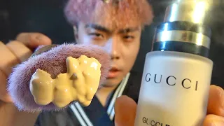 Doing Yo Makeup with Gucci Products Only 🇮🇹 (Turn On Subtitles)