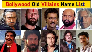 50 old Bollywood villain Names list Shocking 😱}