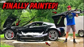 Rebuilding A Wrecked 2017 Corvette Z06 Part 7