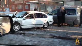 ДТП на Иртышской Набережной, Омск 10 января 2015
