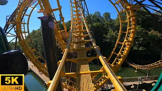 Loch Ness Monster POV BACKWARDS 5K 60fps CLASSIC Arrow Looper Busch Gardens Williamsburg, VA