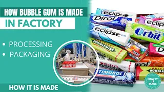 How Bubble Gum is Made In Factory | Awesome Chewing Gum Manufacturing Machine