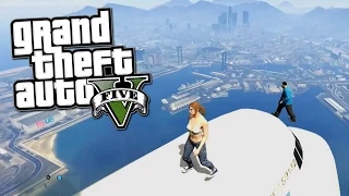 GTA 5 Online Funny Moments - Trolling Monkey, Airplane Rodeo, Funny Glitches (GTA 5 Fun Jobs)