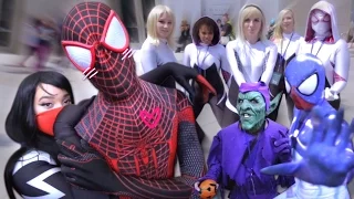 Spider-Man: SPIDER-VERSE Homecoming @ MomoCon 2016 Anime Convention ft. Spider-Gwen, Mary Jane, Silk