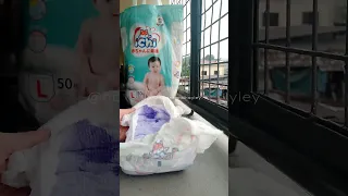 ICHI DIAPER TEST ABSORBED |TIKTOK FINDS |AFFORDABLE AND GOOD QUALITY JAPAN BRAND |Nana Jane & Hayley