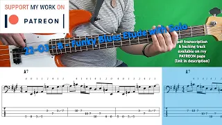 22-03 - B - Funky Blues Etude with Solo