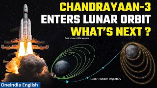 ISRO’s Chandrayaan-3 enters moon’s orbit, one step closer to making cosmic history | Oneindia News