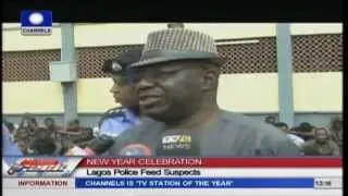 Lagos Police Feed Suspects In New Year Celebration