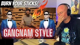 Drum Teacher Reacts: El Estepario Siberiano | GANGNAM STYLE - PSY | DRUM COVER | 강남스타일