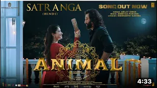 #vlog 33 ANIMAL: SATRANGA(Song) RanbirKapoor,Rashmika (Sandeep V|Arijit, ShreyasP,Siddharth-Garima