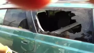 How to break car window with your fingers!
