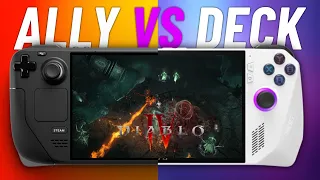 INCREDIBLE PERFORMANCE: Steam Deck vs ROG Ally: Diablo 4 tested