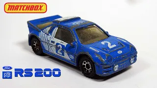 Matchbox Group B Rally Car Ford RS200 Custom Restoration