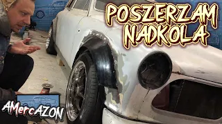 ( część 9 ) Kładę VOLVO Amazon na MERCEDESA CLK320 ! Unibody SWAP I  POLSKI HOTROD