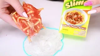 MIXING STORE BOUGHT FOOD SLIMES IN CLEAR SLIME ~ Slimeatory #512