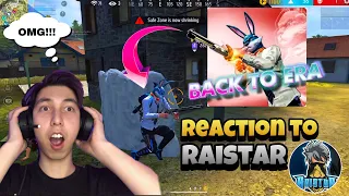 Reaction to Raistar 🍷🗿 | Back to Era | How good is his gameplay 🤔| Mehdix Free Fire