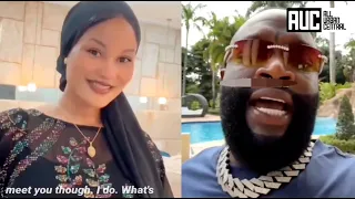 "What Kind Shoes You Like" Rick Ross Flirts With Tanzanian Model Hamisa Mobetto