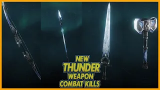 Assassin's Creed Valhalla Thunder Weapons Combat [ NO HUD ]