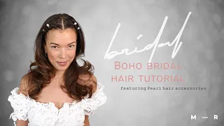 Boho bridal hair tutorial