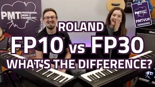 Roland FP10 vs FP30 Digital Pianos...What's The Difference?