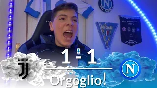 ORGOGLIO!! JUVENTUS 1-1 NAPOLI LIVE REACTION TIFOSO NAPOLETANO