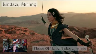 Lindsey Stirling - Flame Of Hope: Tales of Arise - Reaction with Rollen - first listen.