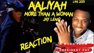 AALIYAH | More Than a Woman | Live The Tonight Show with Jay Leno | REACTION VIDEO