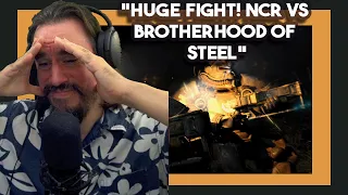 Vet Reacts *Huge Fight! NCR VS Brotherhood Of Steel* Fallout Wip 01 To 07 By SODAZ