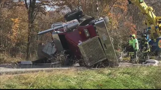 Coal truck crash in Gibson County