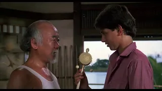 |Karate Kid 2| Mr Miyagi gives his drum to Daniel