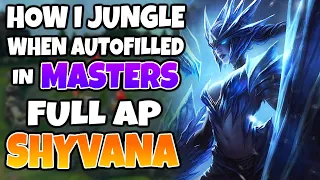 AP SHYVANA is the MOST FUN JUNGLE to play when AUTOFILLED (Master Elo) | 13.5 - League of Legends