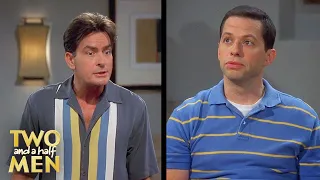 The Fight Over a Bowl | Two and a Half Men
