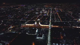 Amazing Almaty Night Flight