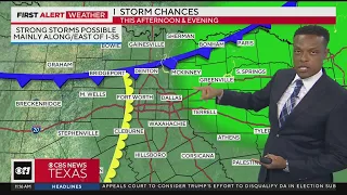 Weather alert Wednesday for North Texas