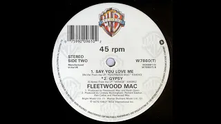 Say You Love Me- Fleetwood Mac 45rpm Promo