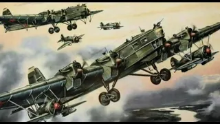 Советский бомбардировщик-авианосец "Звено"