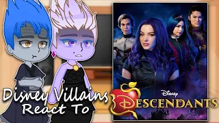 Disney Villains React to Descendentes | Gacha Club | Full Video