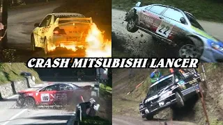 CRASH COMPILATION MITSUBISHI LANCER | HILLCLIMB - RALLY - 1999 - 2021