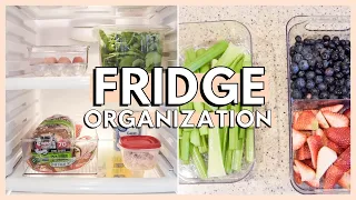 Refrigerator Organization Ideas 2021 | Declutter, Clean & Organize with Me + Fridge Organization