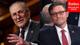 'Not A Serious Proposal': Chuck Schumer Blasts House Speaker Mike Johnson's Israel Aid Package