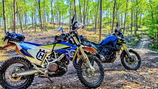 Why Big Bore Dual Sports Are Better Off Road Than Midweight ADVs | T7 vs 701 on Fast ATV Trails