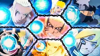 All Rasengan Jutsus & Ultimate Jutsus (4K 60fps) Naruto Storm Connections