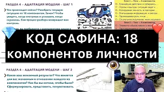 Код Сафина: 18 компонентов личности