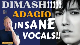 Dimash sings Adagio!! OMG!!! Insane vocals!! The Somatic Singer Reacts LIVE!!