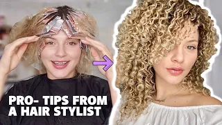4 Easy Steps to Highlight Hair + Touch Up Roots at Home (tips from a hair stylist)