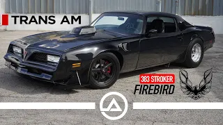 Pontiac Trans Am Firebird "Smokey and the Bandit" Turned Drag car with Big Tire