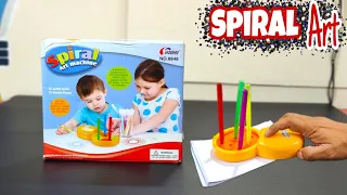 Spiral Art machine Unboxing and Test - Peephole View Toys