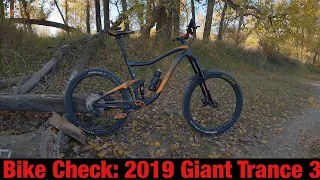 2019 Giant Trance 27.5 bike check