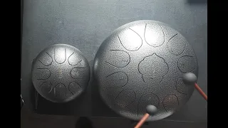 10" Inch Vs. 6" Inch Steel Tongue Drum Comparison/Demo