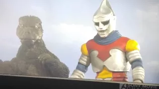 Greatest Dropkick Ever. Godzilla vs Megalon